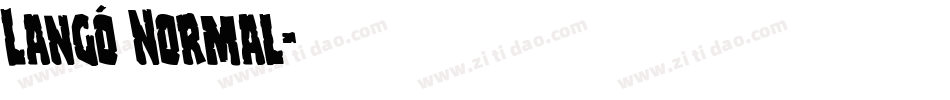 Langó Normal字体转换